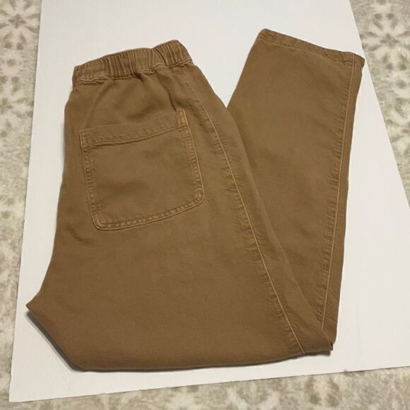 Pilcro Cottage Utility Jeans, Small, Tan. Anthropologie. Tie waist Casual, cozy! - Picture 6 of 16